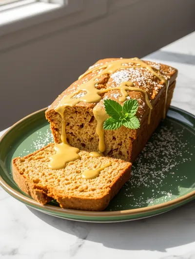 Healthy Zucchini Bread - ready to serve