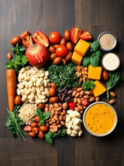 Hearty Vegan Stew Recipe - ingredients preparation