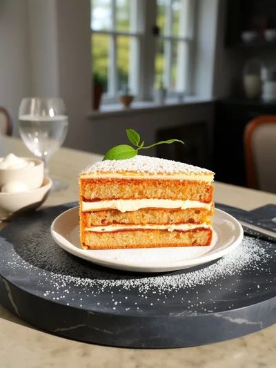 Heaven on Earth Cake - ready to serve