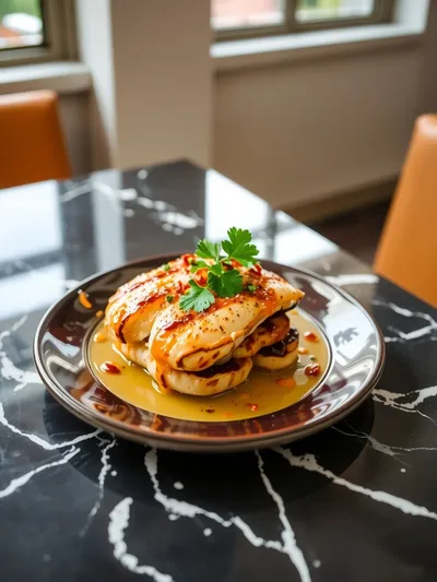Hot Honey Feta Chicken Recipe - cooking process