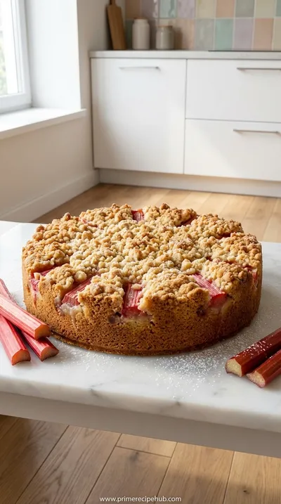 Icelandic Rhubarb Cake – Ready in 25 Minutes