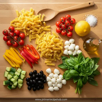 Italian Pasta Salad – Fresh Summer Dish - cooking process
