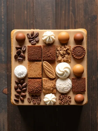 Luxurious Latte Cake – A Velvety Coffee Dessert - ingredients preparation