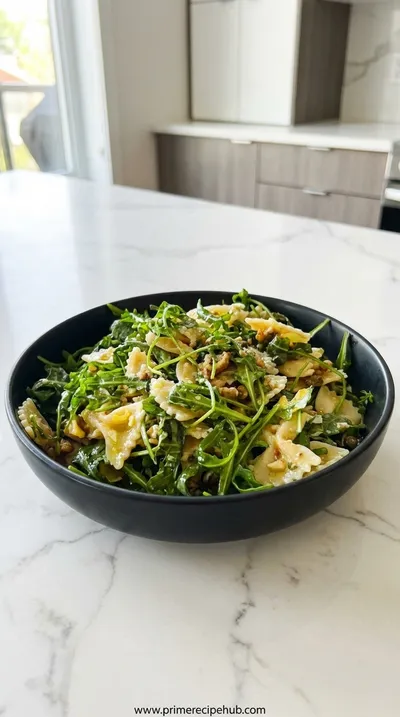 Lemon Arugula Pasta Salad