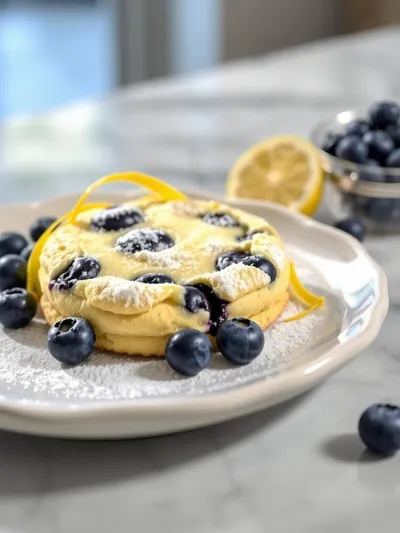 Lemon Blueberry Cheesecake Cookies - cooking process