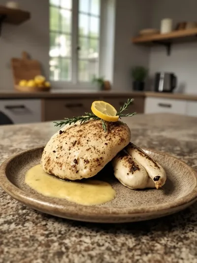 Lemon Garlic Chicken Recipe - cooking process