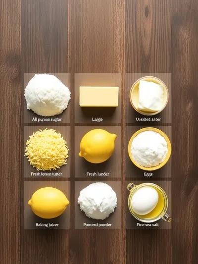 Easy Lemon Pound Cake Recipe - ingredients preparation