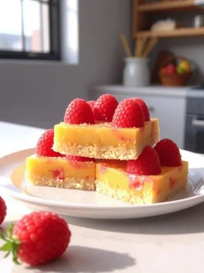 Lemon Raspberry Bars