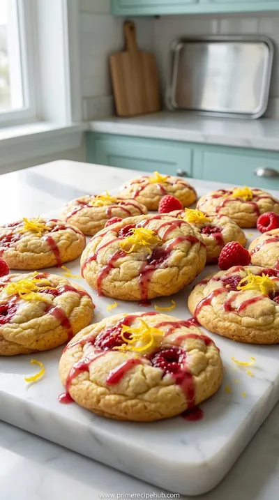 Lemon Raspberry Cookies