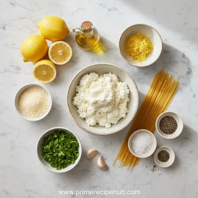 Lemon Ricotta Pasta – Creamy Zesty Weeknight Dinner - cooking process