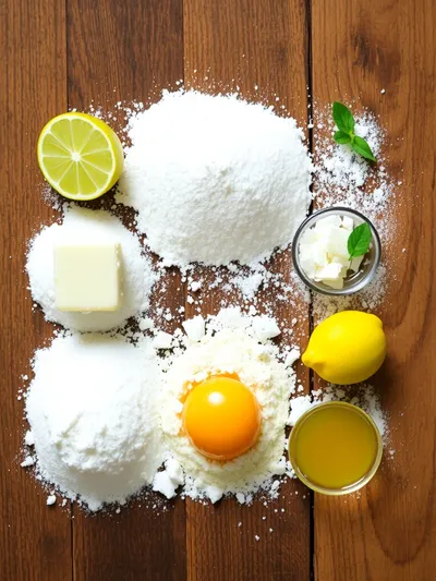 Lime Sugar Cookies Recipe - ingredients preparation