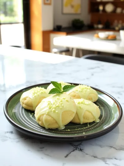 Lime Sugar Cookies Recipe - ready to serve