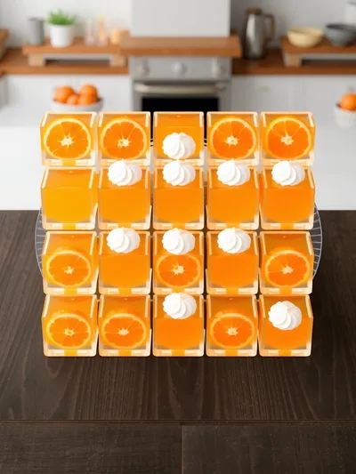 Mandarin Orange Jello Salad - ingredients preparation