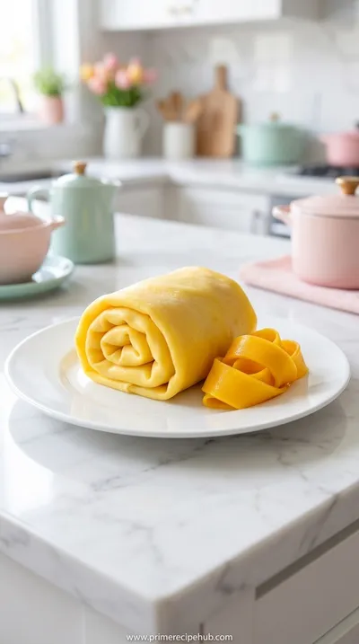 Mango Crepe Roll Recipe