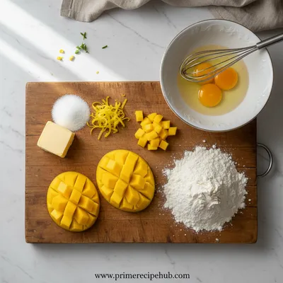 Mango Curd Tart – Fresh Lemon‑Zest Dessert - cooking process