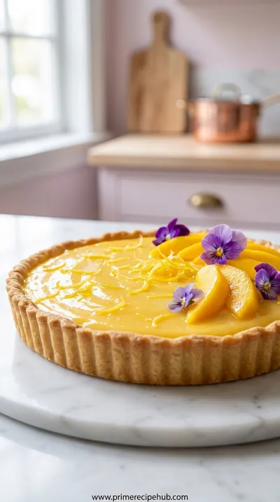 Mango Curd Tart – Fresh Lemon‑Zest Dessert