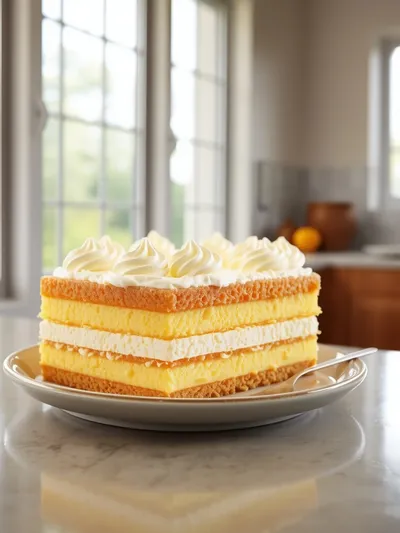 Mango Mousse Cake – Light and Fluffy Dessert