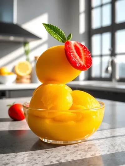 Mango Sorbet – Refreshing Summer Dessert
