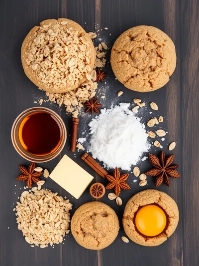 Maple Chai Cookies - ingredients preparation