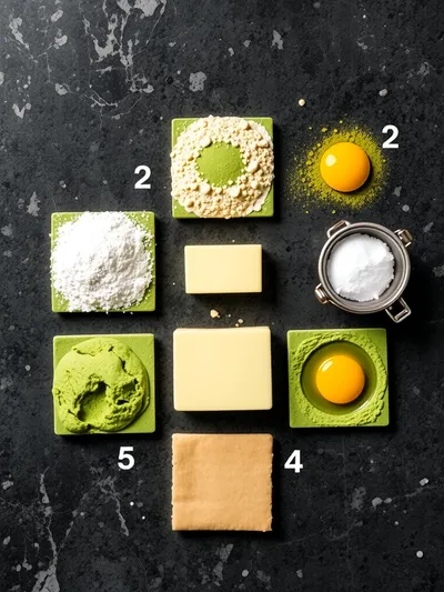 Matcha Sugar Cookie Recipe – Sweet, Green Delight - ingredients preparation
