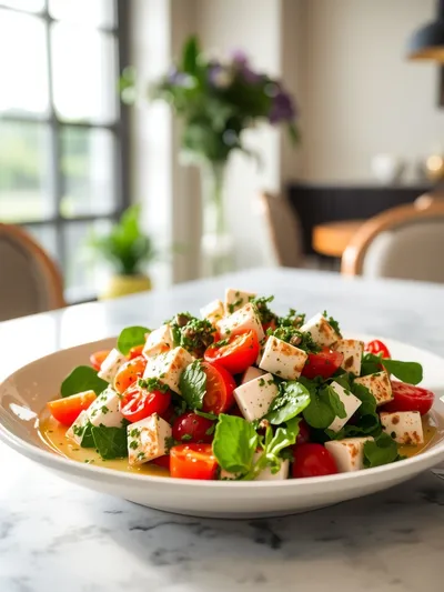 Mediterranean Greek Salad Recipe - cooking process