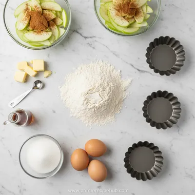 Mini Apple Pies Recipe - ingredients preparation