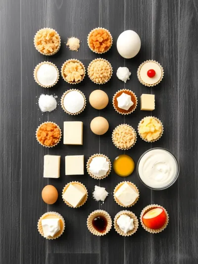 Mini Cheesecakes – Easy Bite‑Size Desserts - ingredients preparation