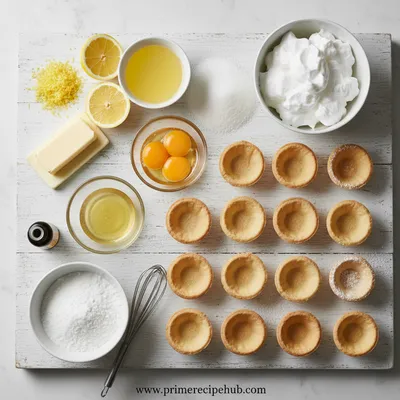 Mini Lemon Meringue Tarts - cooking process