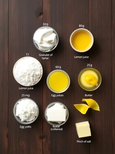 Mini Meringues With Lemon Curd – Easy Spring Dessert - ingredients preparation