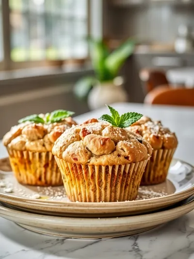 Moist Banana Bread Muffins - cooking process