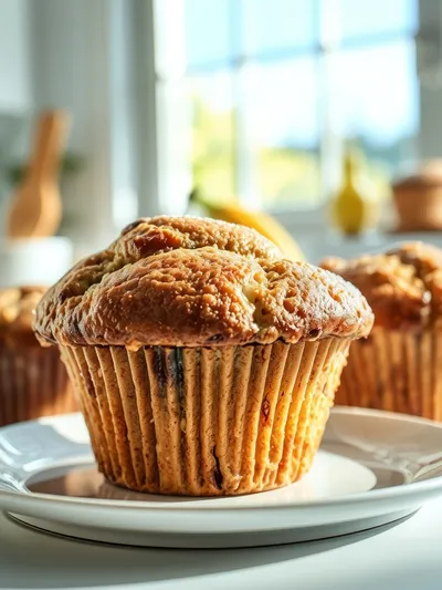 Moist Banana Bread Muffins