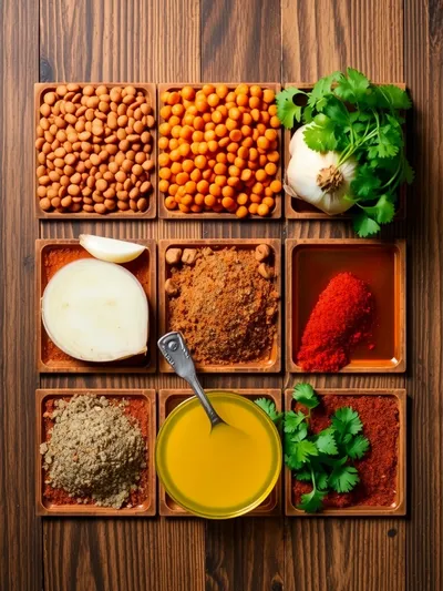 Moroccan Lentil Soup Recipe - ingredients preparation