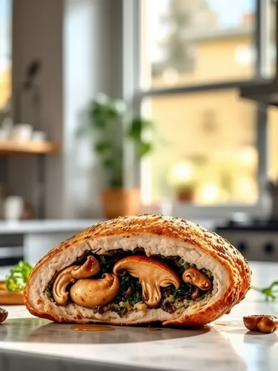 Mushroom Stuffed Chicken Breast - Quick & Easy