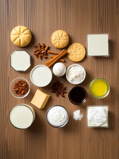 No Bake Chai Tres Leches Cake - ingredients preparation
