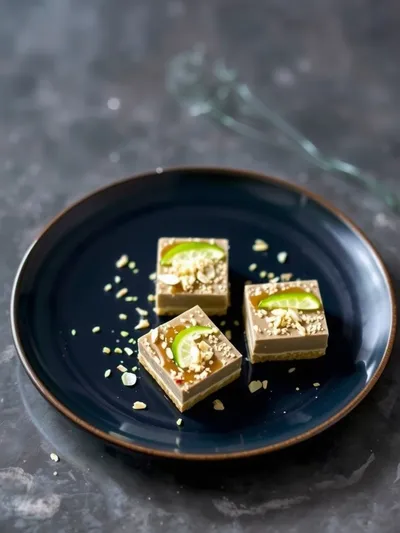 No-Bake Chia Pudding Bars – Refreshing Coconut Lime - cooking process