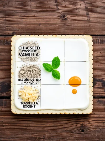 No-Bake Chia Pudding Bars – Refreshing Coconut Lime - ingredients preparation
