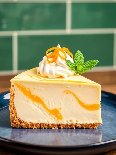 No-Bake Creamsicle Cheesecake - cooking process