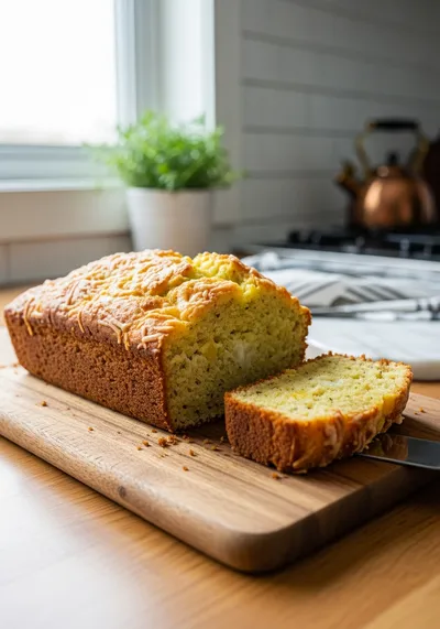 One Bowl Cheesy Zucchini Bread
