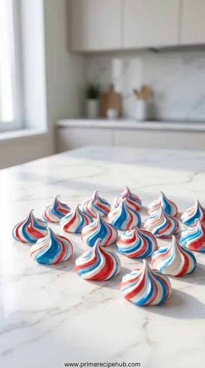 Patriotic Meringue Kisses – No-Crack Fourth of July Dessert