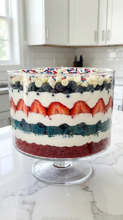 Patriotic Trifle Recipe – Red White Blue Dessert
