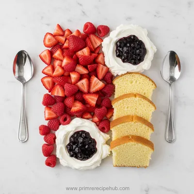 Patriotic Trifle Recipe – Red White Blue Dessert - cooking process