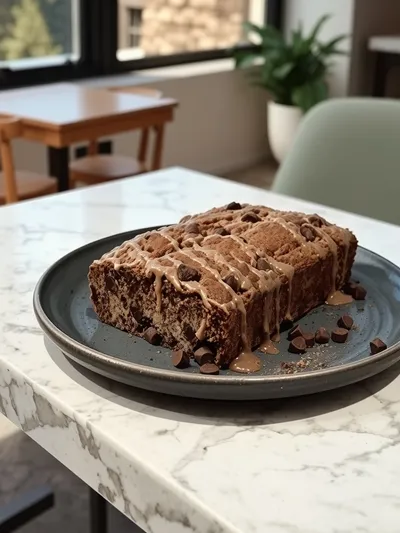 Peanut Butter Chocolate Chip Zucchini Bread - cooking process