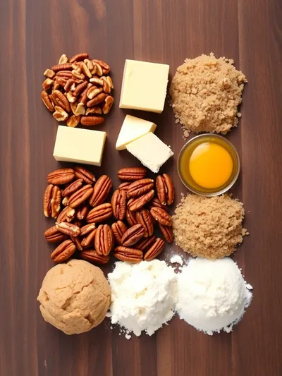 Pecan Pie Cookies - ingredients preparation