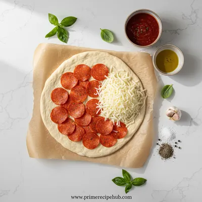 Pepperoni & Cheese Pizza Rolls Using Sourdough Discard - cooking process