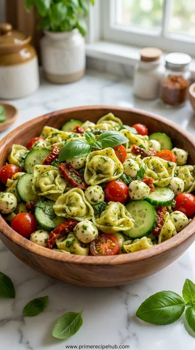 Pesto Tortellini Pasta Salad – Fresh Summer Meal