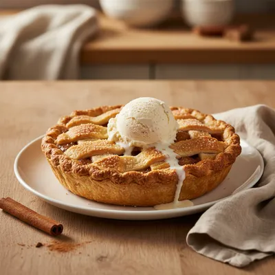 Cinnamon Apple Pie à la Mode Recipe