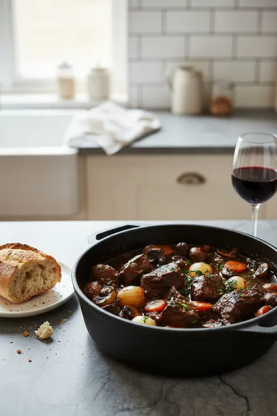 French Beef Bourguignon Recipe for a Rich Dinner