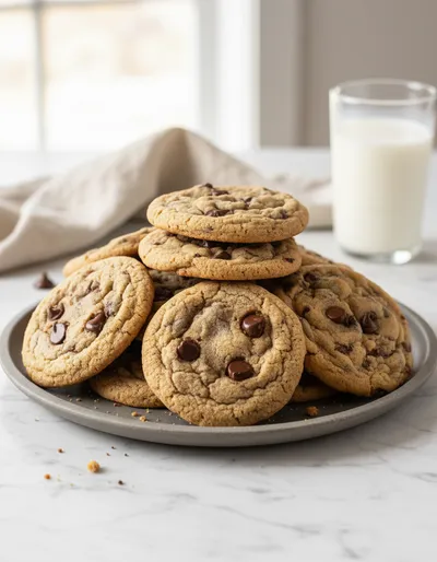 Bakery Style Chocolate Chip Cookies Recipe