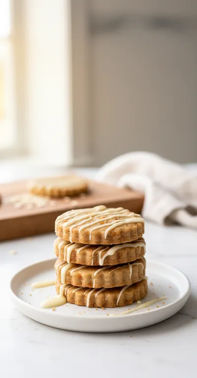 Carrot Cake Shortbread Cookies Recipe