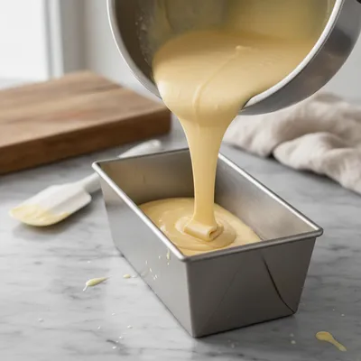Pound Cake Recipe With Only 4 Ingredients - cooking process